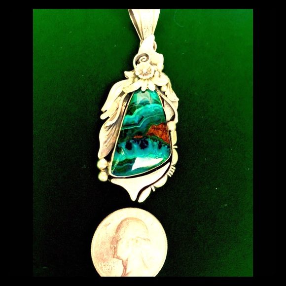 RARE Pendant by late Icon Navajo artist Les Baker